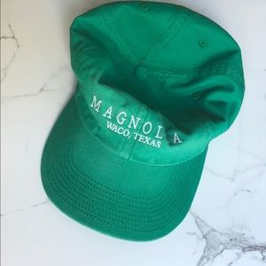 Magnolia Waco Texas Green Baseball Cap